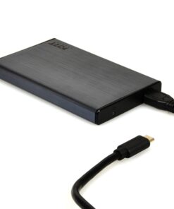 Port Connect 2.5" USB-C External HDD Enclosure Black