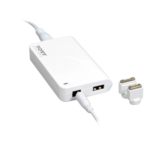 Port Connect 60W Apple MacBook Power Supply with USB 2.1A port