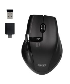 Port Connect Wireless Mouse - Black