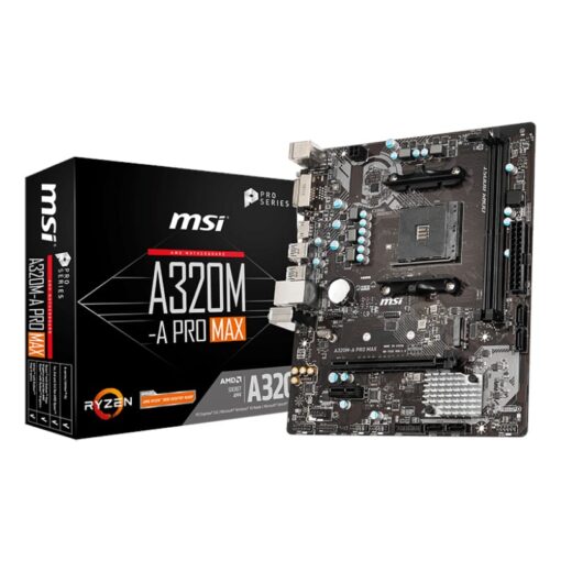 MSI A320M PRO-A MAX AMD AM4 M-ATX Gaming Motherboard