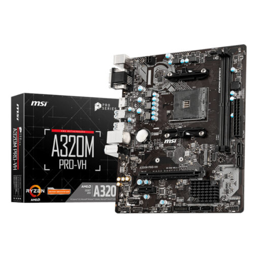 MSI A320M PRO-VH AMD AM4 M-ATX Gaming Motherboard