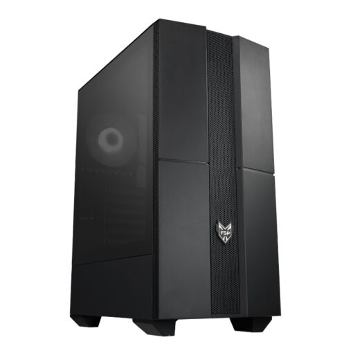 FSP CMT271A ATX | Micro-ATX | Mini-ITX ARGB Mid-Tower Gaming Chassis - Black