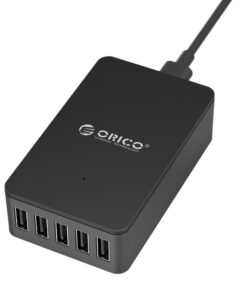 ORICO 5 Port 40W Charge Desktop Charger - Black