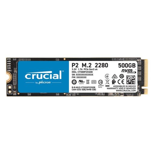 Crucial P2 500GB M.2 NVMe 3D NAND SSD