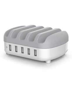 ORICO 5 Port Tablet/Smartphone USB Charging Station - White