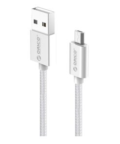 ORICO Micro USB Braided Charging Data 1m Cable Silver