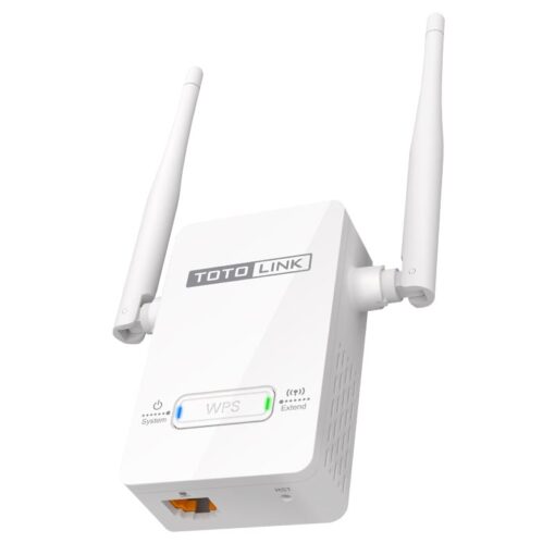 TOTOLINK EX200 300MB 2.4G 1 x LAN/2 x Antenna Plug Mounted Range Extender