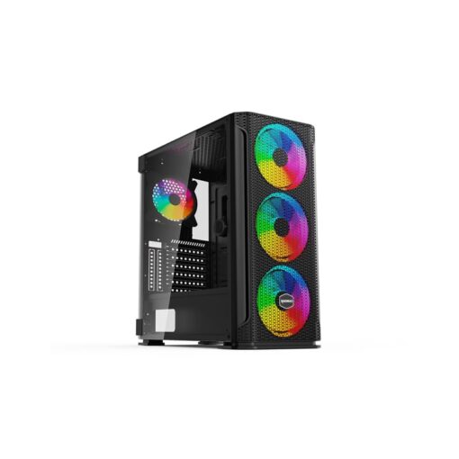 Raidmax F01 ATX | Micro-ATX | Mini-ITX ARGB Mid-Tower Gaming Chassis - Black