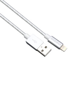 GIZZU Lightning 1.2m Braided Cable White