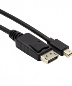 GIZZU Mini DP to DP 4k 30Hz|4k 60Hz 1.8m (Thunderbolt 2 compatible) Cable - Black