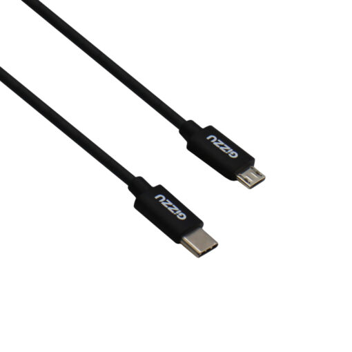 GIZZU USB-C to Micro USB 1m Cable Black