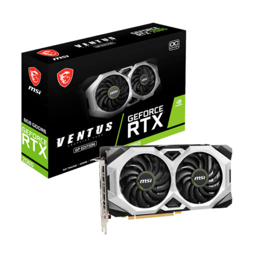 MSI Nvidia Geforce RTX 2060 Ventus OC 6G GDDR6 192-Bit Graphics Card