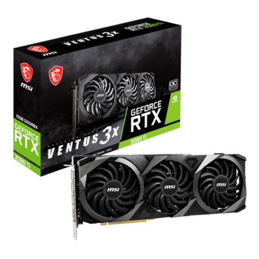 MSI Nvidia GeForce RTX 3080 TI Ventus 3X 12G OC GDDR6X 384-Bit Graphics Card