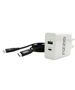 Gizzu Charger 2 Port 36W with Lightning 1.2m Cable