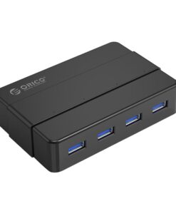 ORICO 4 Port USB HUB | 4x USB3.0 | With Additional Power Supply - Black