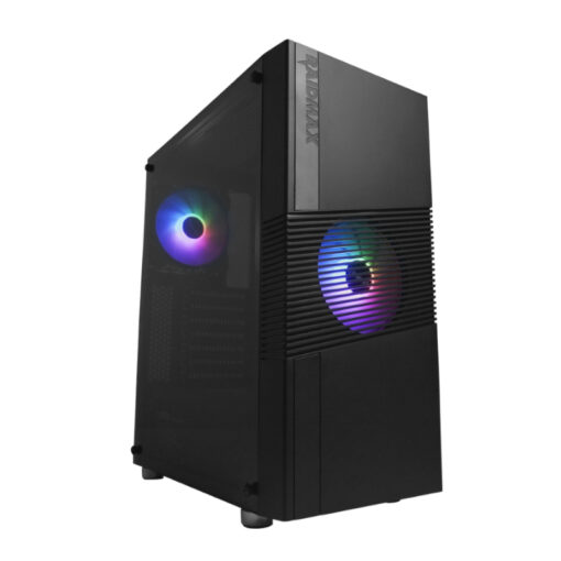 Raidmax H704 ATX | Micro-ATX | Mini-ITX ARGB Sync Mid-Tower Gaming Chassis - Black