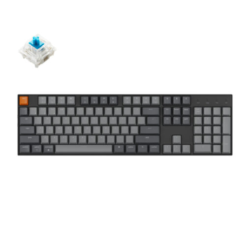 KeyChron K10 104 Key Gateron Aluminium Frame Mechanical Keyboard RGB Blue Switches