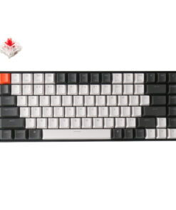 KeyChron K2 84 Key Hot-Swappable Gateron Mechanical Keyboard White LED Red Switches