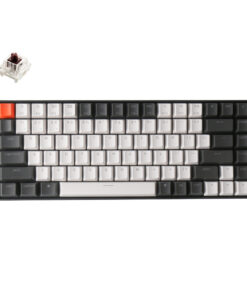 KeyChron K2 84 Key Hot-Swappable Gateron Mechanical Keyboard White LED Brown Switches