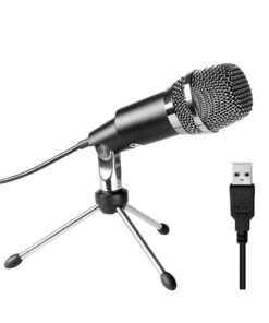 Fifine K668 Uni-Directional USB Condensor Microphone with Tripod - Black