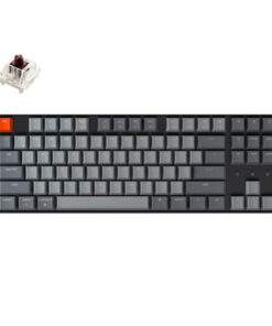 KeyChron K8 87 Key Hot-Swappable Gateron Mechanical Keyboard White LED Brown Switches