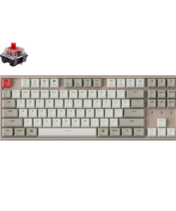 KeyChron K8 87 Key Keychron Aluminium Frame Mechanical Keyboard Non-Backlit Red Switches