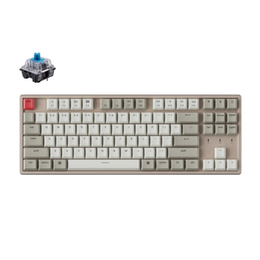 KeyChron K8 87 Key Keychron Aluminium Frame Mechanical Keyboard Non-Backlit Blue Switches