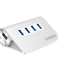 ORICO 4 Port USB3.0 HUB |4x USB3.0 | 32 Degree incline for comfort | Aluminium