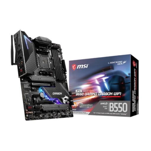 MSI B550 GAMING Carbon Wi-Fi AMD AM4 ATX Gaming Motherboard