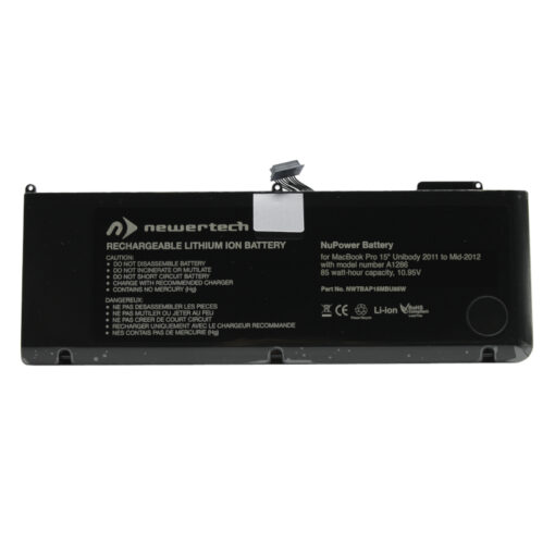 Newertech 85W Replacement Battery for 15 Macbook Pro (Early 2011-Mid 2012)