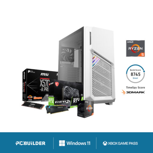 PCBuilder Ryzen 5 5600X BARRICADE Windows 11 Gaming PC