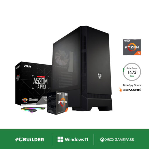 PCBuilder Ryzen 5 5600G DEFENDER Windows 11 Gaming PC