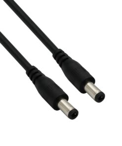 GIZZU 12V Male to Male Extender 2.5mm Power Cable for GUP45W and GUP36W