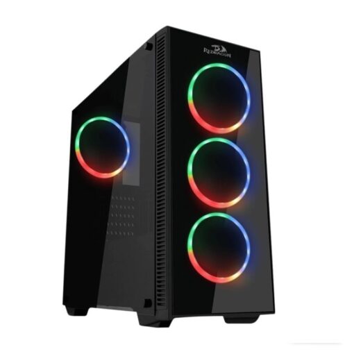 Redragon SIDESWIPE ATX RGB Mid-Tower Gaming Chassis - Black