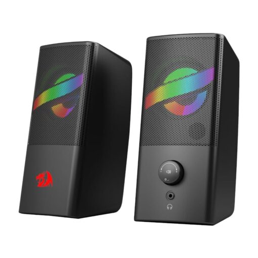 REDRAGON 2.0 Satellite Speaker AIR 2 x 3W RGB Gaming Speaker - Black