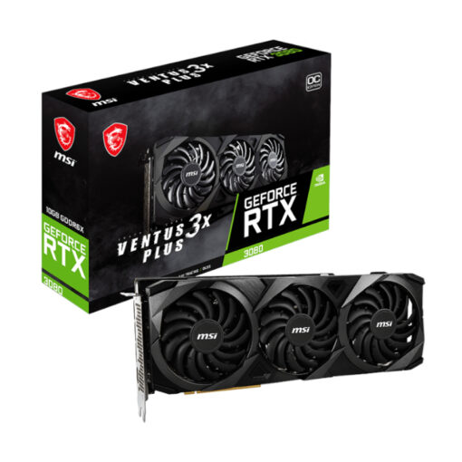 MSI Nvidia GeForce RTX 3080 Ventus 3X PLUS 10G OC LHR GDDR6X 320-Bit Graphics Card