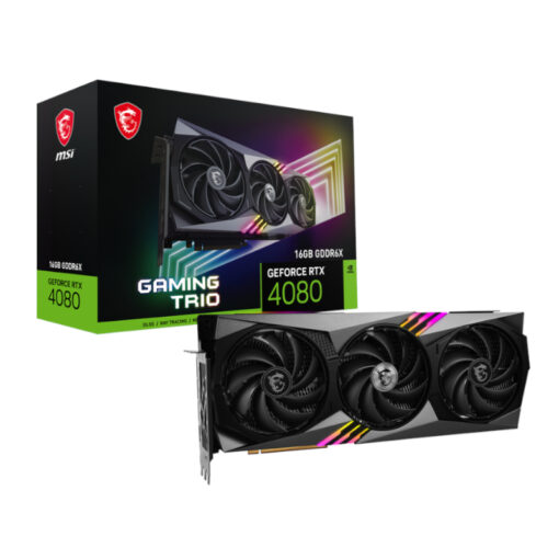 MSI Nvidia GeForce RTX 4080 Gaming Trio 16G GDDR6X 256-BIT Graphics Card