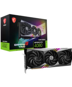 MSI Nvidia GeForce RTX 4080 Gaming X Trio 16G GDDR6X 256-BIT Graphics Card