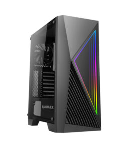 Raidmax S811TBF ATX|Micro-ATX|ITX ARGB Mid-Tower Gaming Chassis - Black