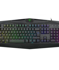 T-Dagger TANKER RGB|104Key|25 Non-Conflict|Membrane Gaming Keyboard - Black