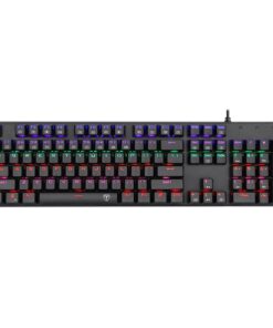 T-Dagger Naxos Rainbow Colour Lighting|150cm Cable|Mechanical Gaming Keyboard - Black