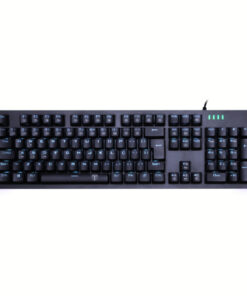 T-Dagger Bermuda Blue-Ice LED Backlit|150cm Cable|104 Key|Mechanical Keyboard - Black