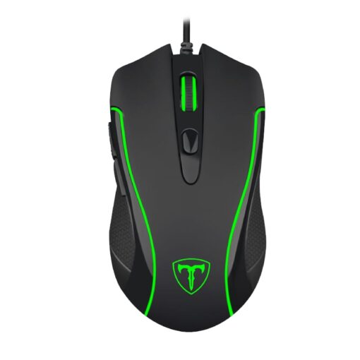 T-Dagger Private 3200DPI 6 Button|180cm Cable|Ergo-Design|RGB Backlit Gaming Mouse - Black