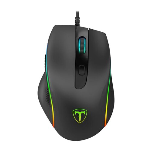 T-Dagger Recruit 2 3200DPI|6 Button| 180cm Cable|RGB Blacklit Gaming Mouse - Black