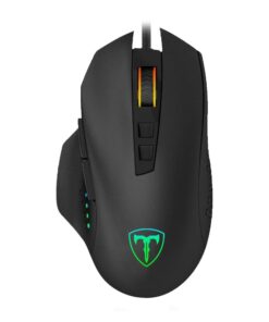 T-Dagger Captain 8000DPI 8 Button|180cm Cable|Ergo-Design|RGB Backlit Gaming Mouse - Black/Red