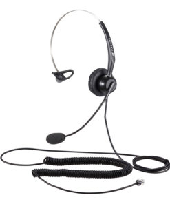 Calltel T800 Mono-Ear Headset - Noise-Cancelling Mic - RJ9 Standard