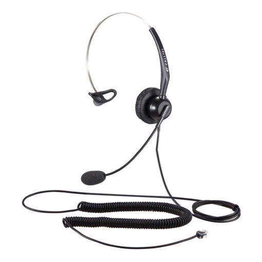 Calltel T800 Mono-Ear Headset - Noise-Cancelling Mic - RJ9 Standard