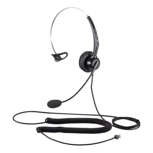 Calltel T800 Mono-Ear Headset - Noise-Cancelling Mic - RJ9 Reverse