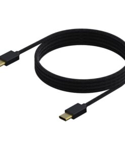 Sparkfox PlayStation 5 Braided USB Type-C to Type-C Charge and Play Cable - Black