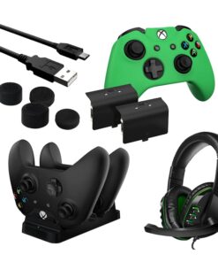 Sparkfox Player Pack 2xBattery Pack|1xCharge Cable|1xCharging Station|1xHeadset|1xStandard Thumb Grip Pack